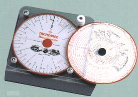 Magnified Tachograph Chart / Disc Accumulator